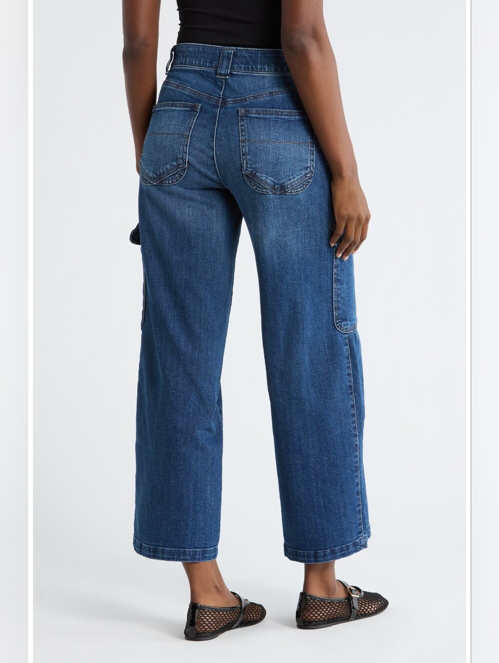 Democracy | Ab Solution Cargo Wide Leg Jeans Size 10 - Picture 2 of 12
